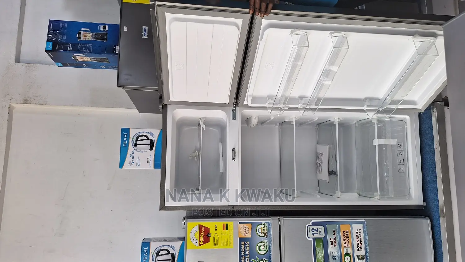 199litrs Nasco_nasf228 Double Door Fridge