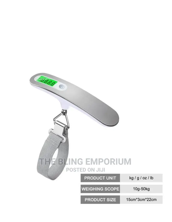 50kg X 10g LCD Digital Luggage Hand Held Weighing Scale