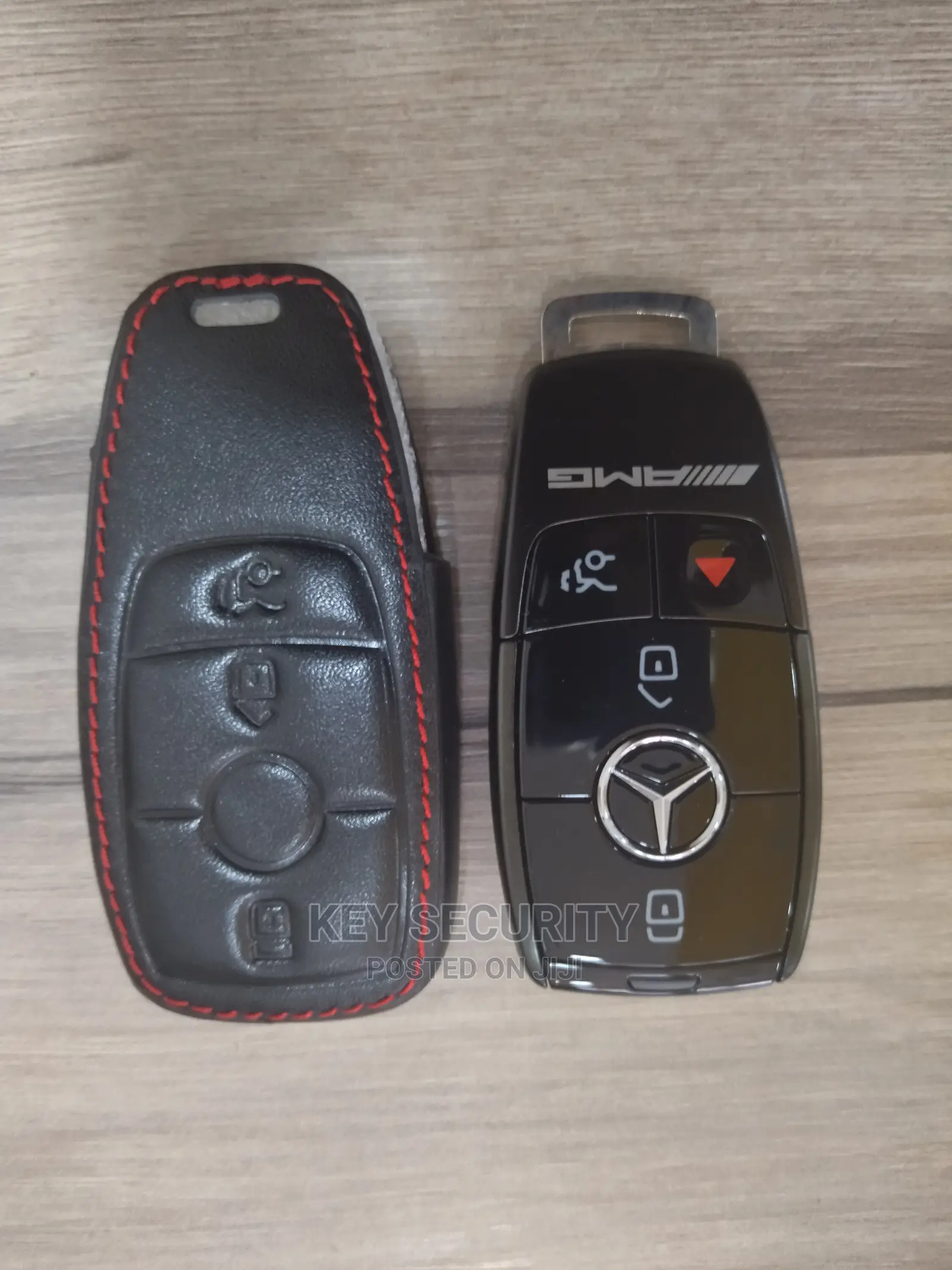 Genuine Leather Case for Mercedes-Benz W203 Smart Key