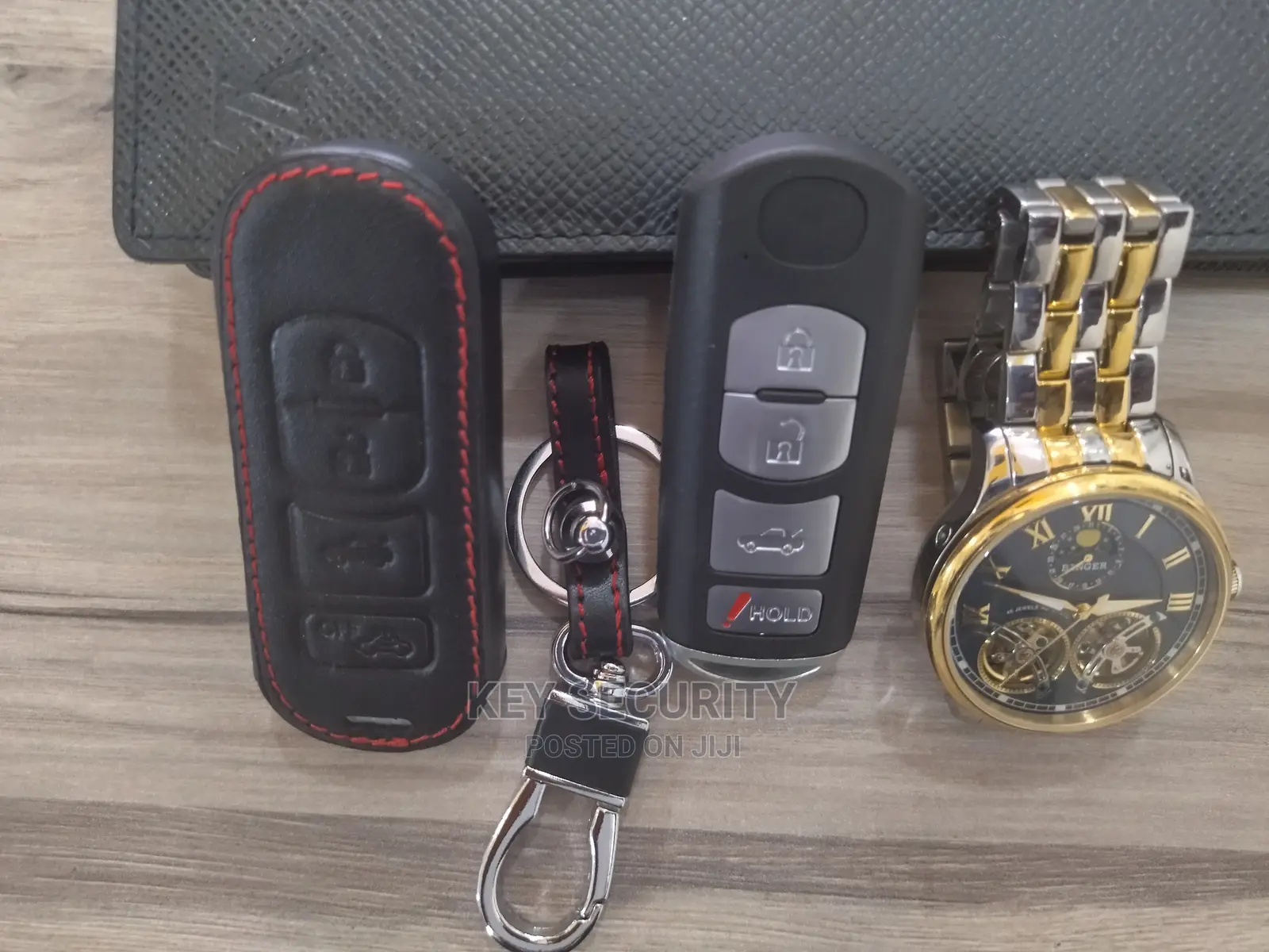 Smart Key Leather Case for Mazda 3