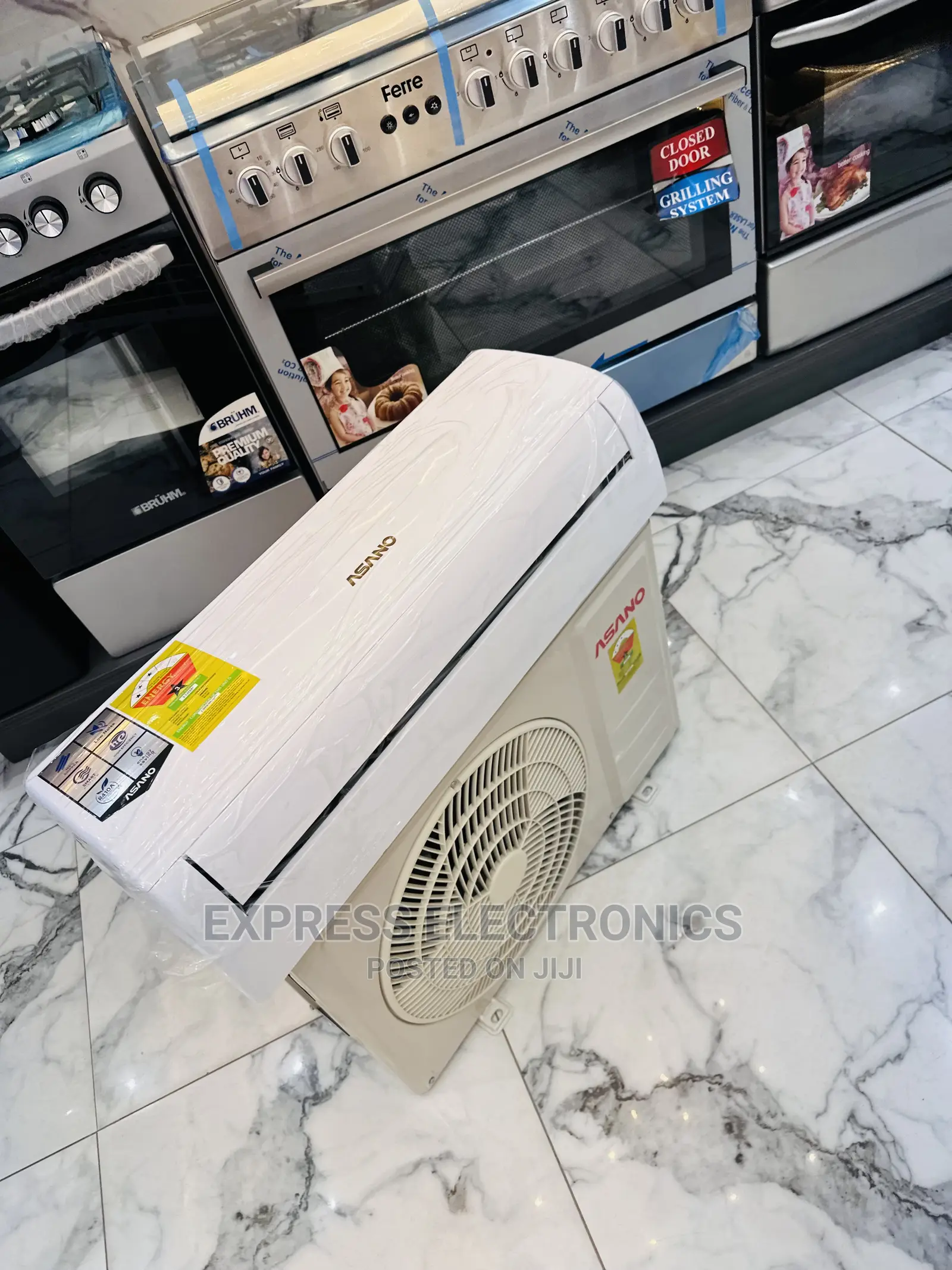 Available Now Asano 1.5hp Split R410 Gas AC