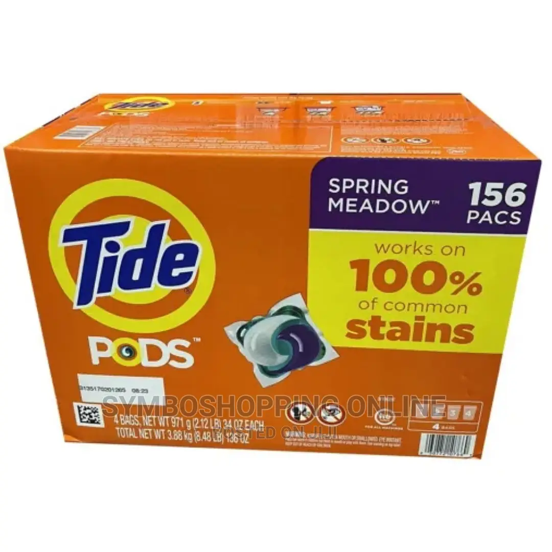 Tide PODS Liquid Detergent,Spring Meadow 39 Pacs