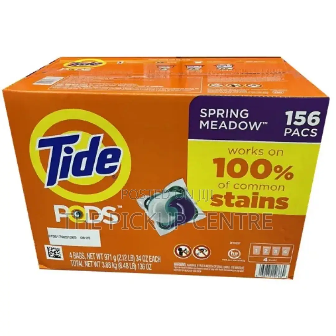 Tide PODS Liquid Detergent,Spring Meadow 39 Pacs