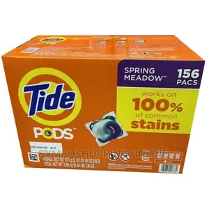 Tide PODS Liquid Detergent,Spring Meadow 39 Pacs