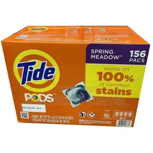Tide PODS Liquid Detergent,Spring Meadow 39 Pacs