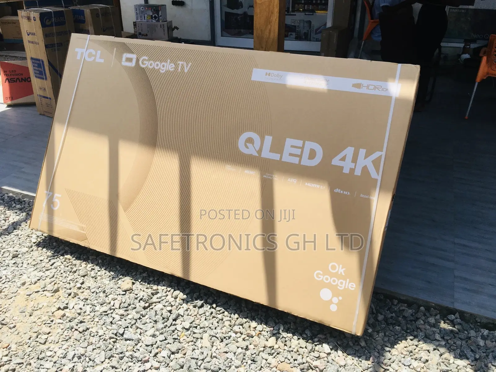 75 Inches Glossy QLED TCL Clear Tv