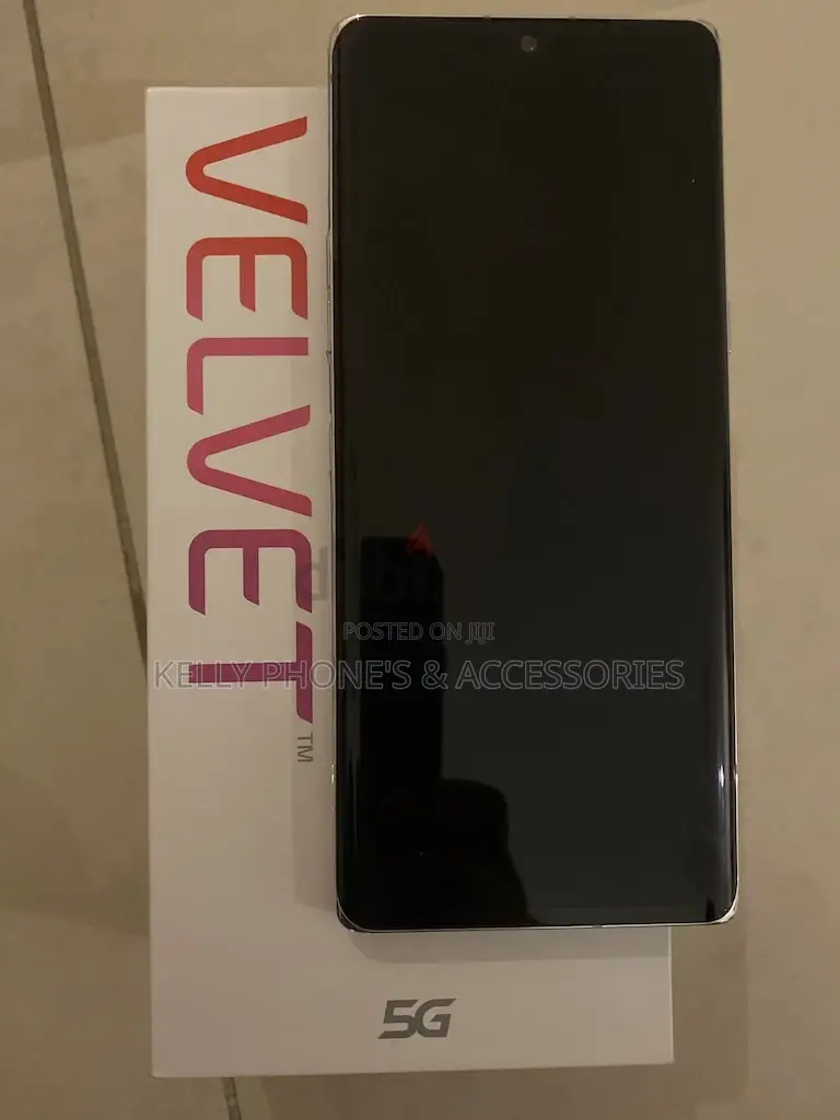 New LG Velvet 5G 128 GB Black