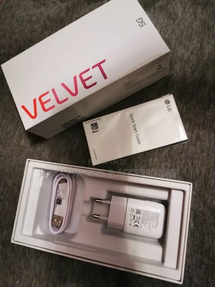 New LG Velvet 5G 128 GB Black