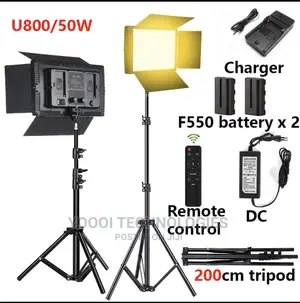 50w U800 RGB Light With Battery,Charger Stand