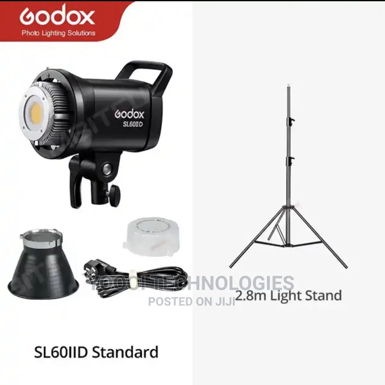 Upgraded Sl60iid Video Light With Stand