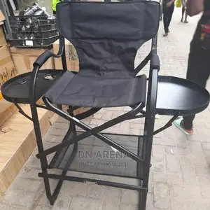 Heavy Duty Make Up Chairs With Two Sided Tray Foldable