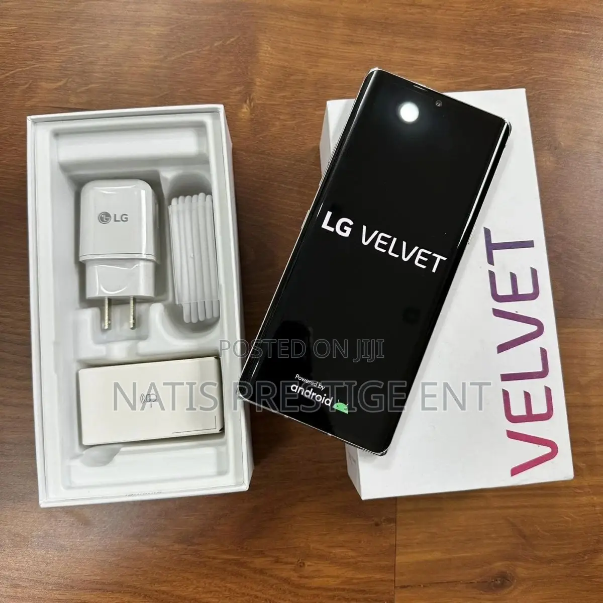 New LG Velvet 128 GB Black
