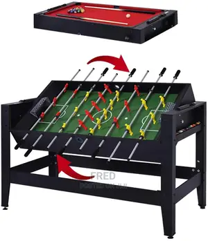 2-in-1(Snooker and Soccertable),5inches Rotating Game Table