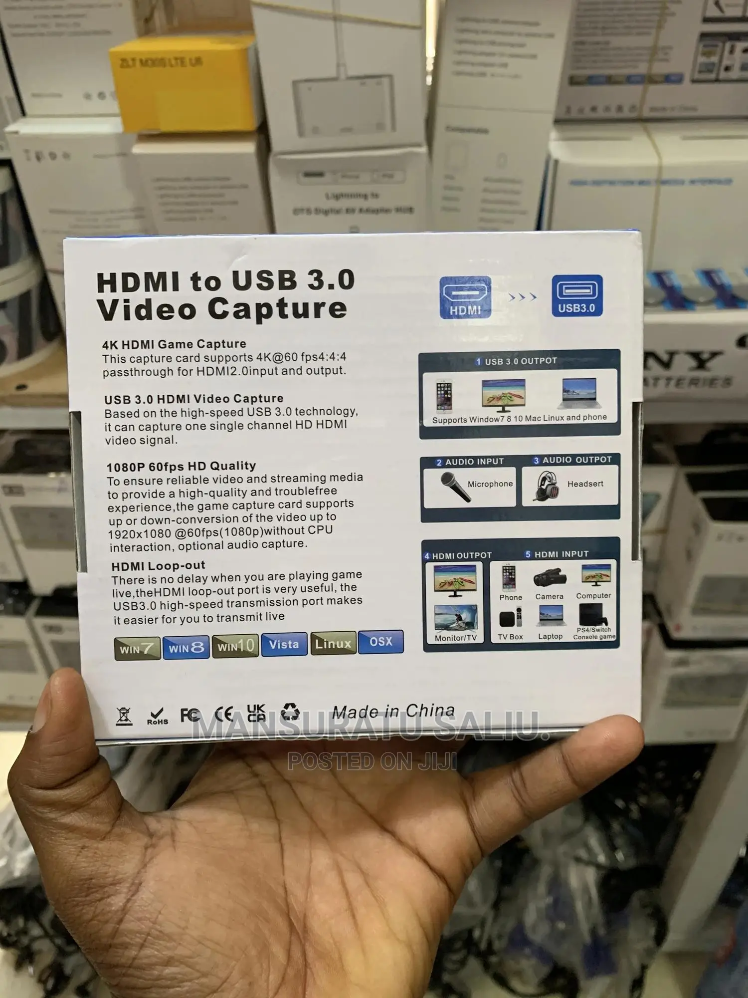 Hdmi to Usb 3.0 Video Capture Card