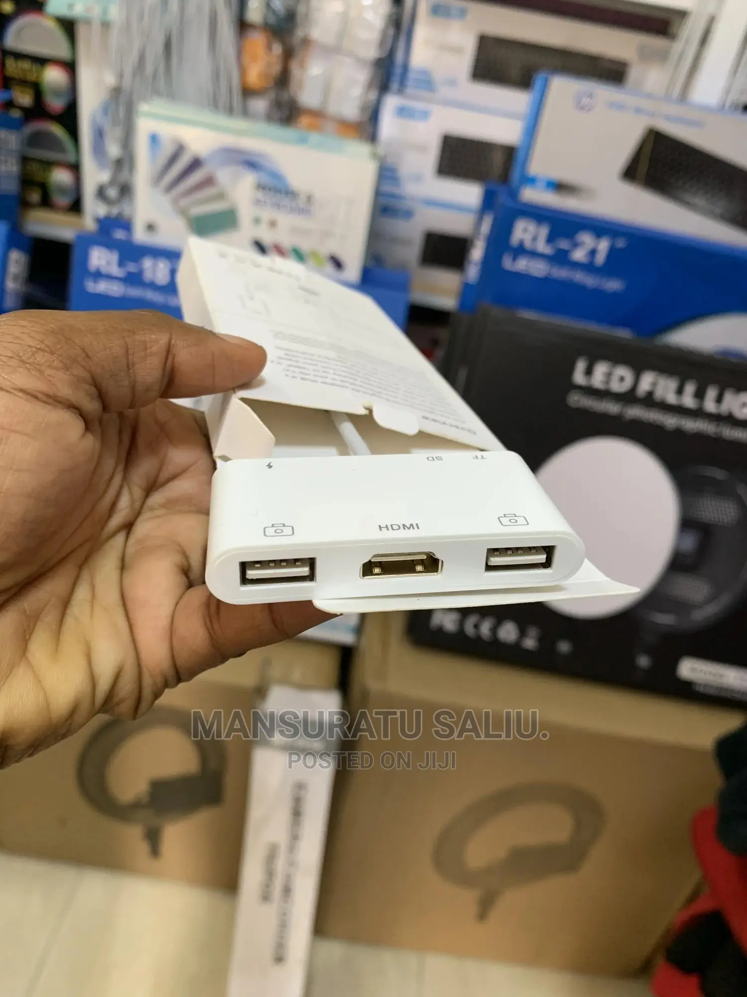 Lightning to Otg Digital Av Adapter Hub