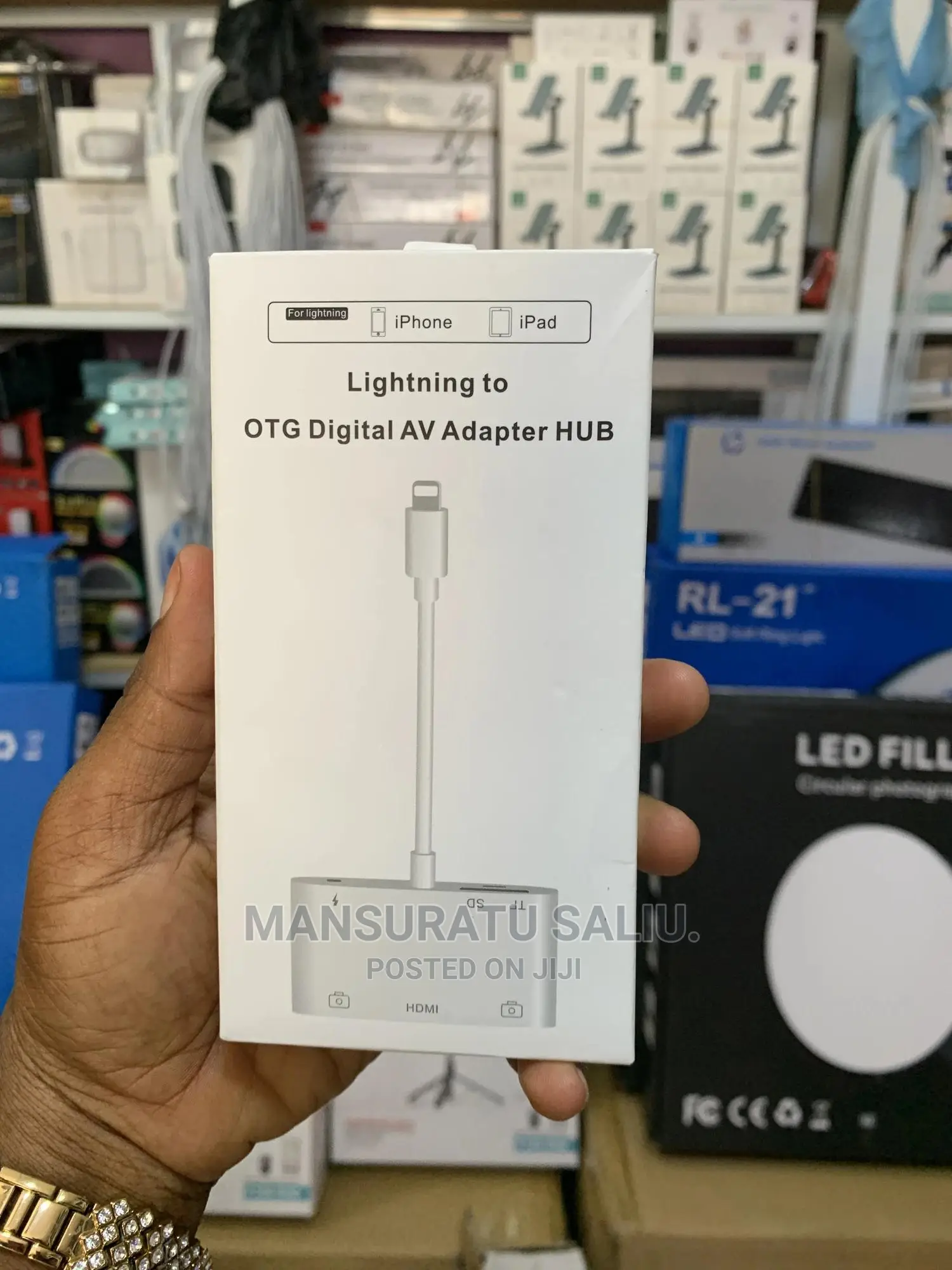Lightning to Otg Digital Av Adapter Hub