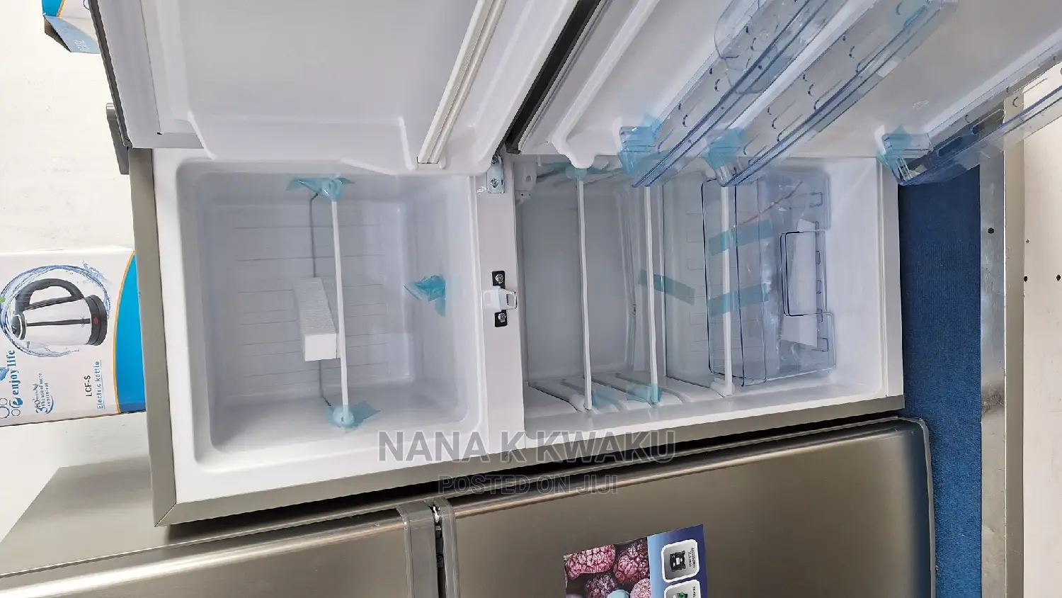 *New_pearl 108liters Double Door Fridge