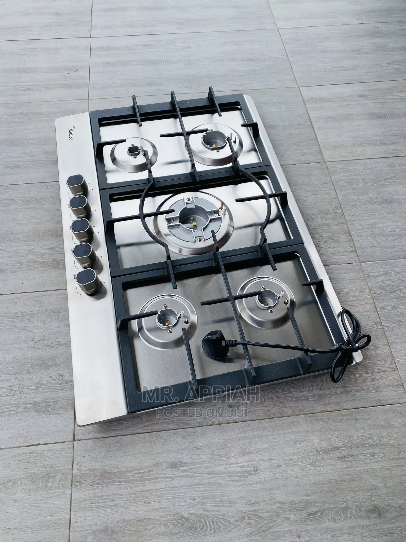Long Lasting Midea Built-in 5 Gas Burner(75g50me) 