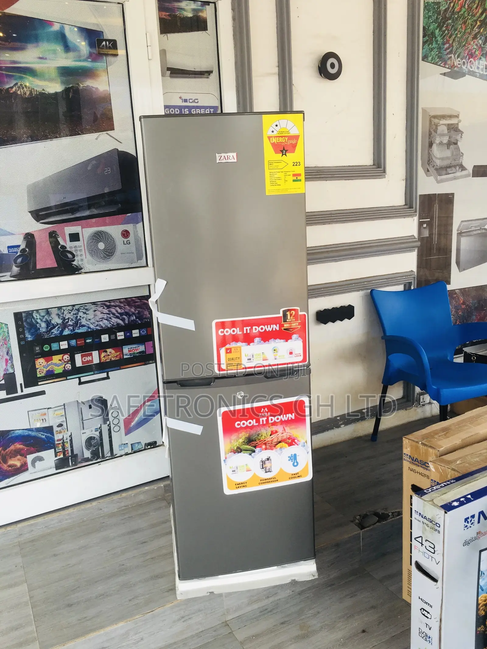 Best Sales on Bottomfreezer Doubledoor Zara-240bf Fridge