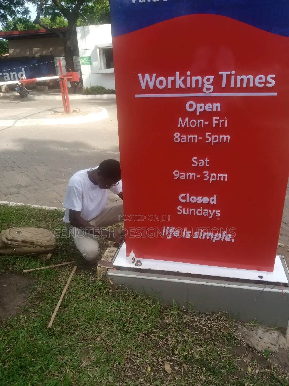 2D 3D Sign Making Installation