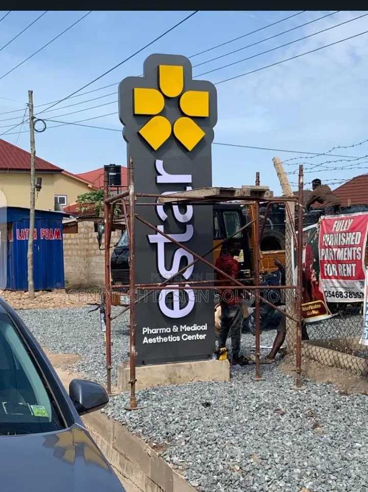 2D 3D Sign Making Installation