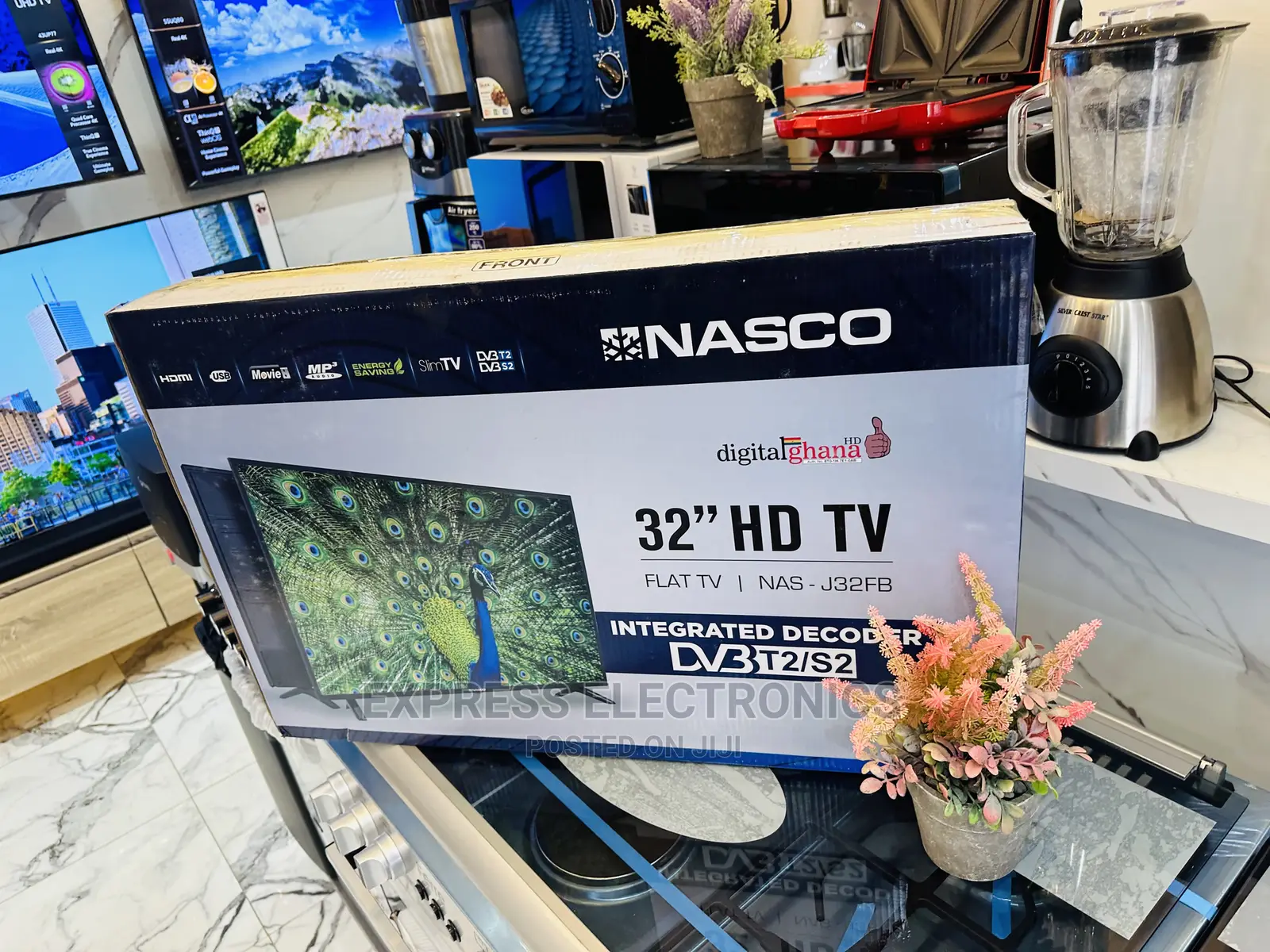 Better Sound Track Nasco 32”Satellite Digital FHD