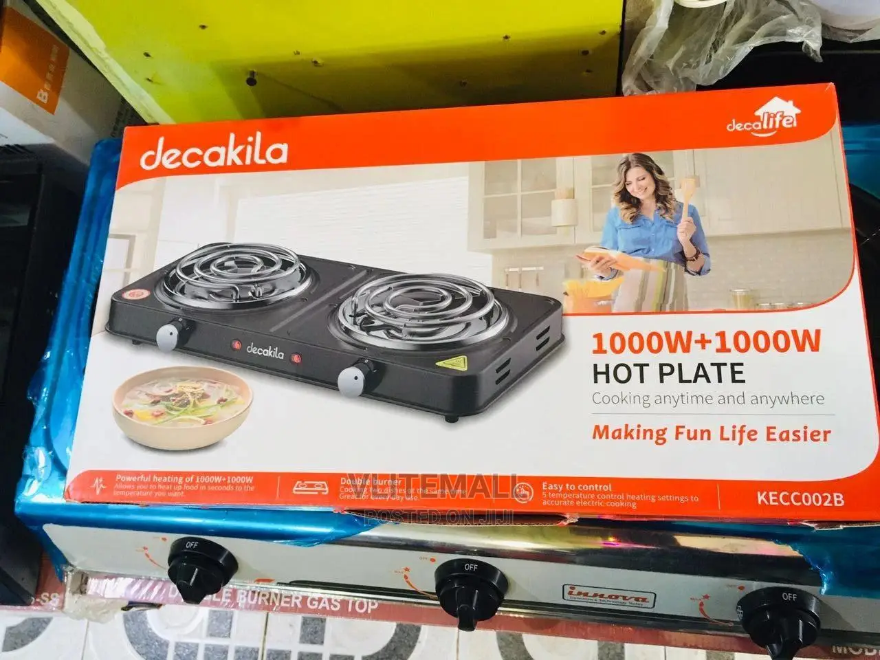 Decakila Double Hot Plate( KECC005B)
