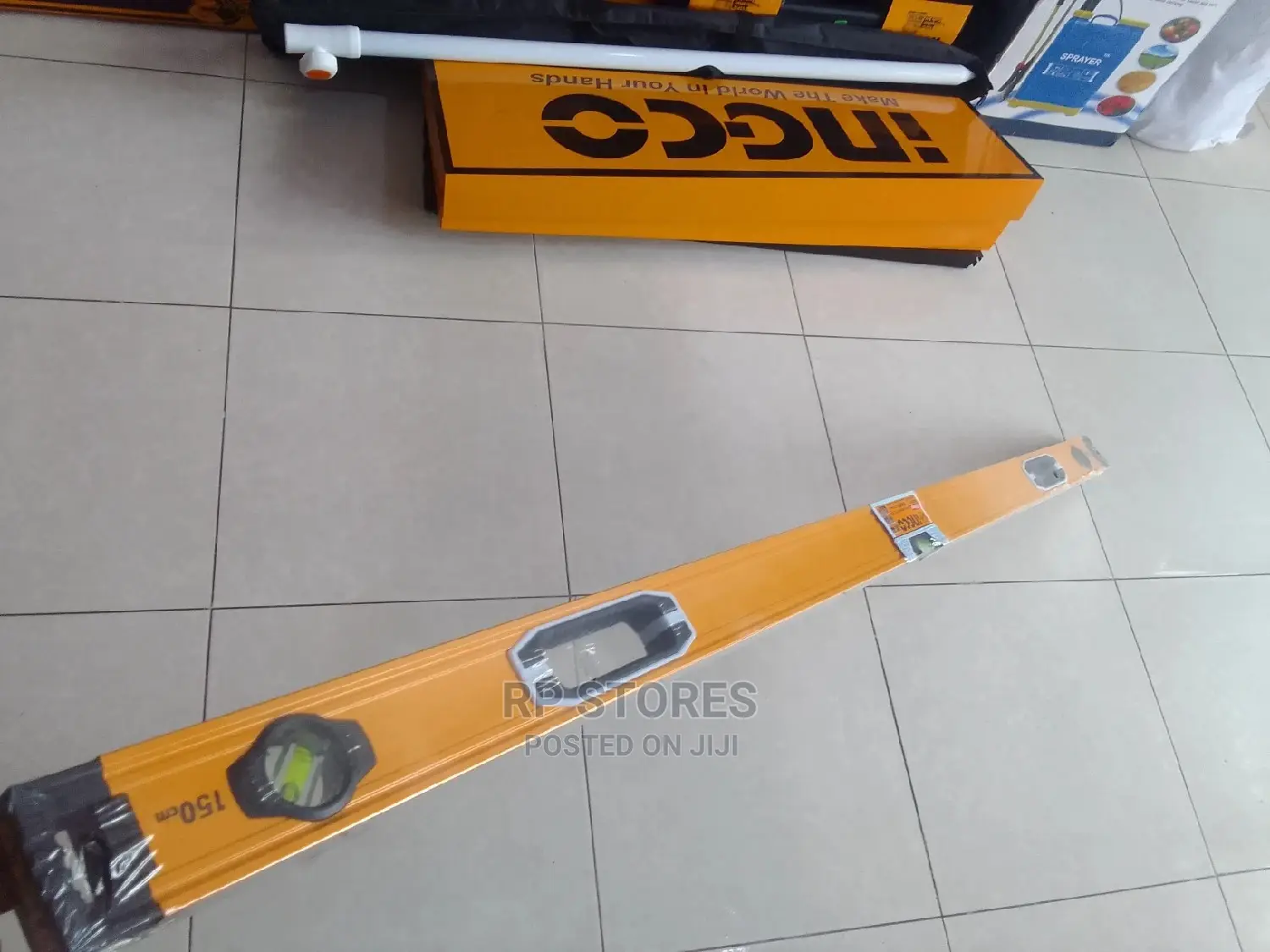 Ingco Aluminium Thickness Spirit Level 150cm
