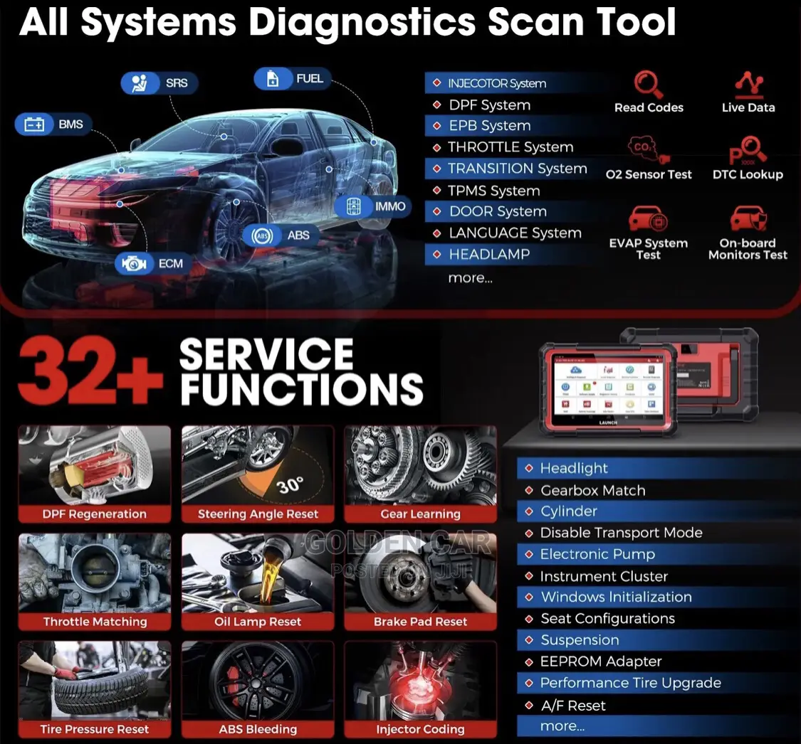 Launch X431 Pro Elite OBD2 Car Diagnostic Scanner