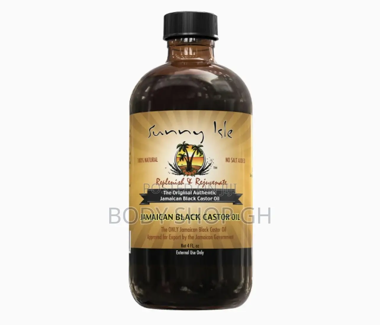 Castor Oil for Hair + Beard Growth - Sunny Isle ( 2oz )