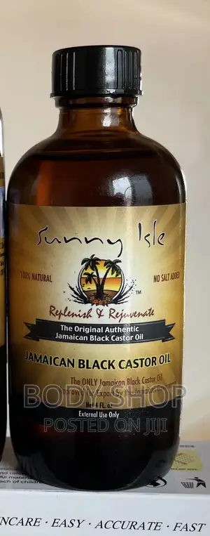 Photo - Castor Oil for Hair and Beard Growth /Sunny Isle/ 120ml/4oz