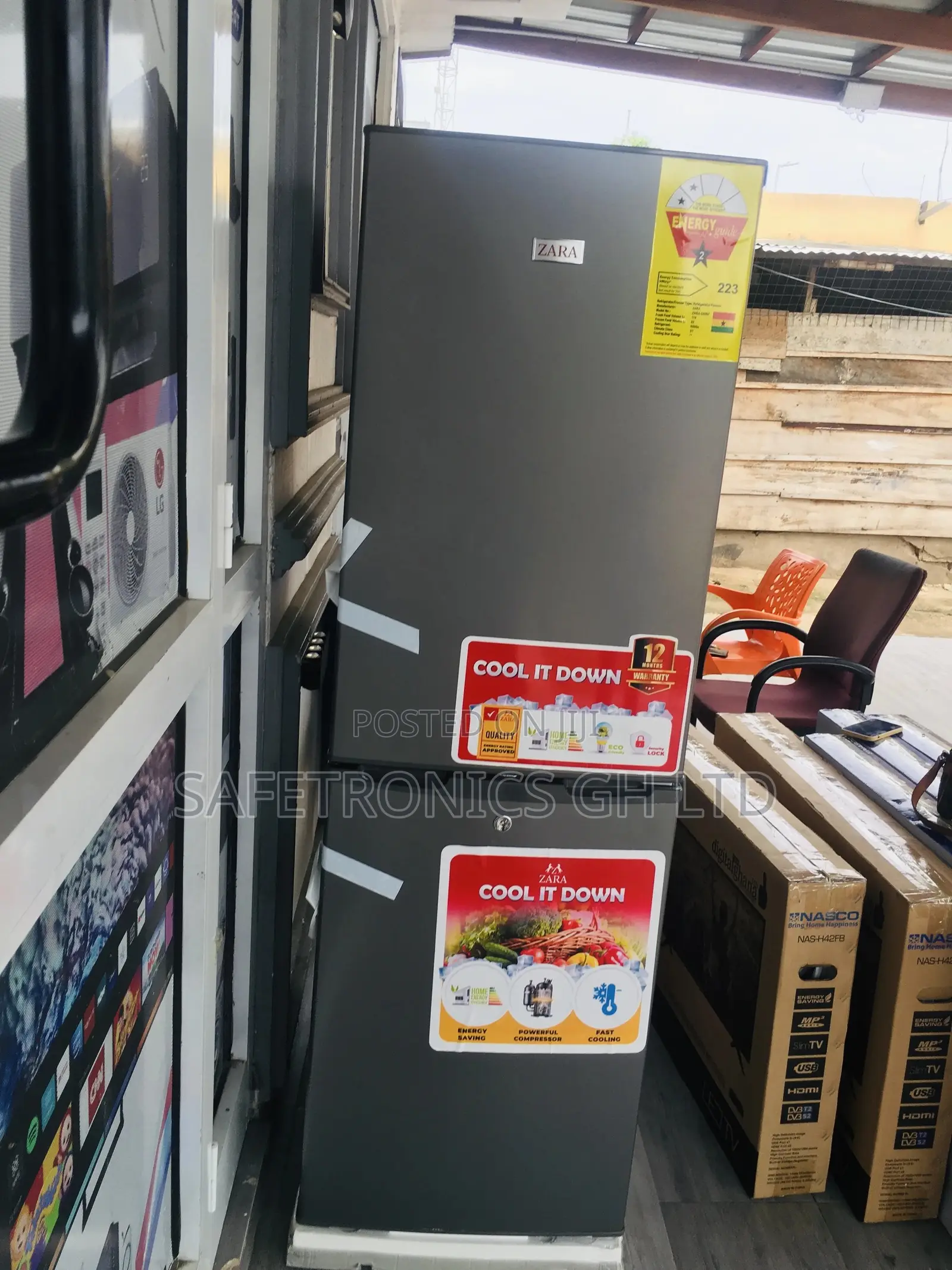 Unique Bottomfreezer Doubledoor Zara-240bf Fridge