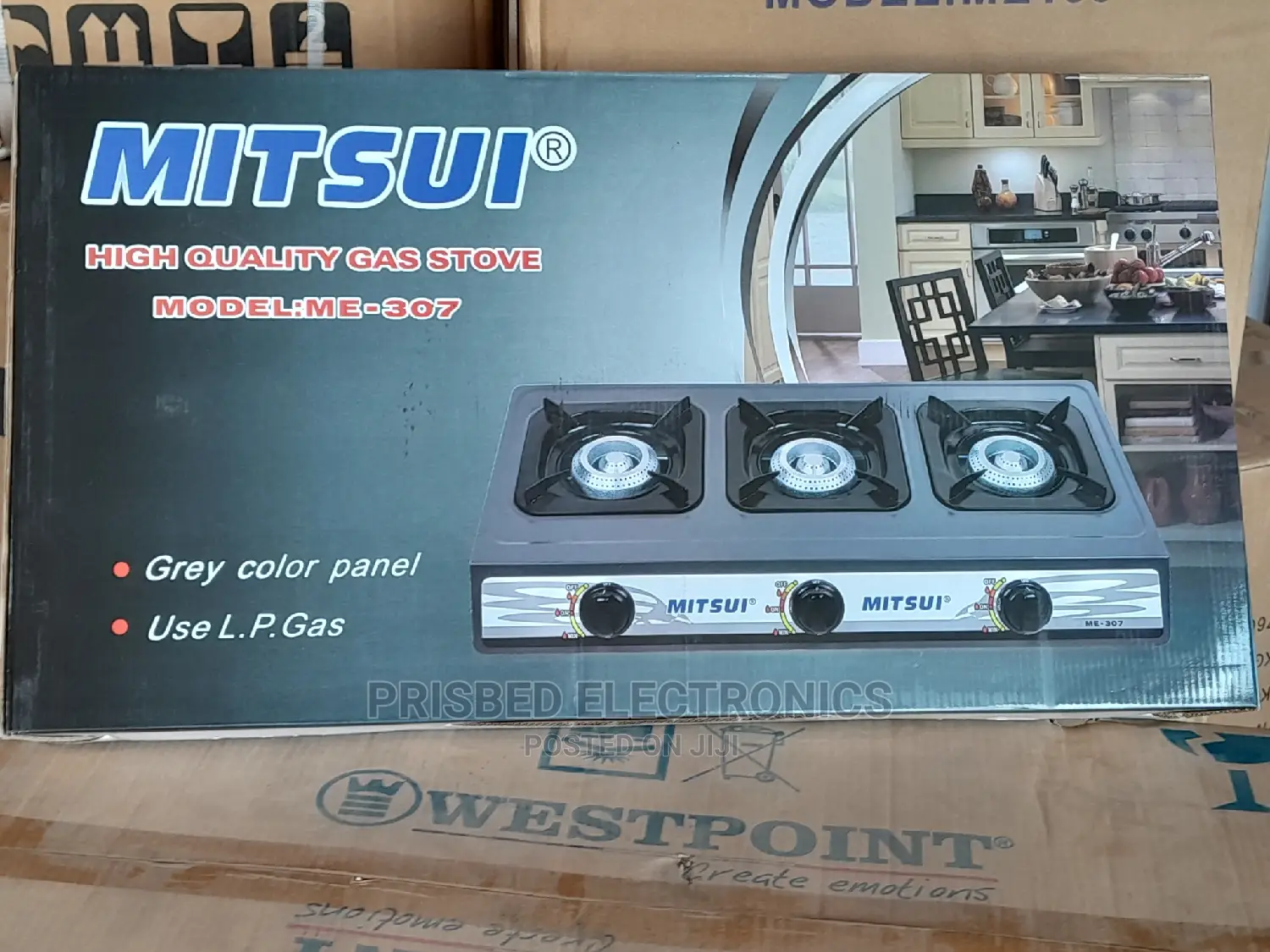 Mitsui 3burner Automatic Gas Stove