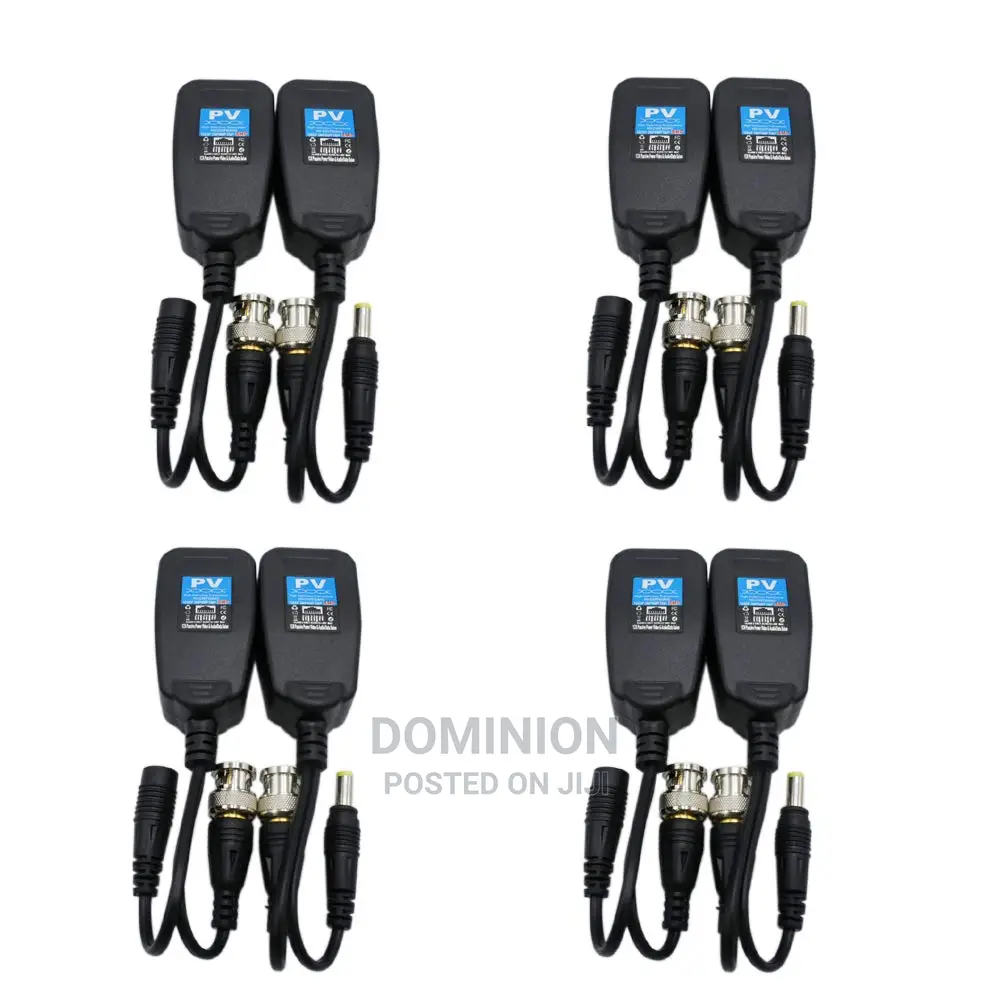 8MP HD Passive Video Power Data Audio Balun-Rj45