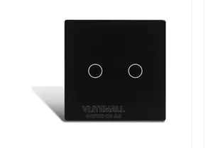 2gang Livolo Touch Switch (Black)