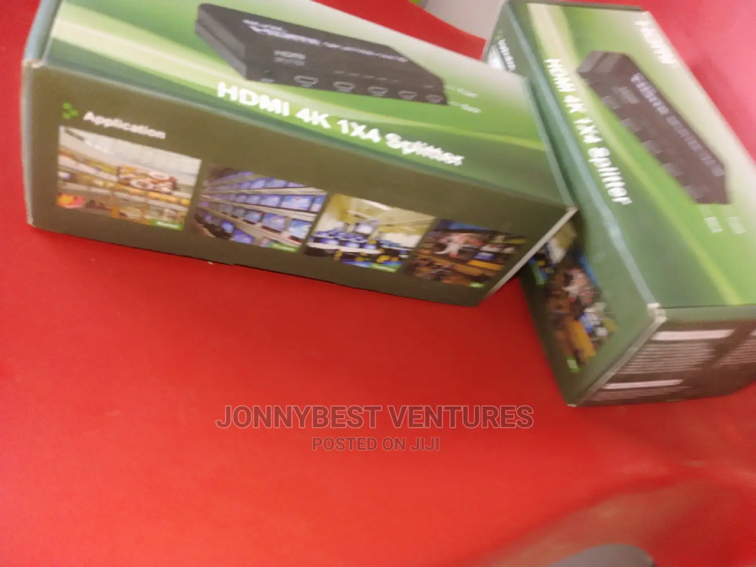 Original HDMI 4port Splitter Green Box
