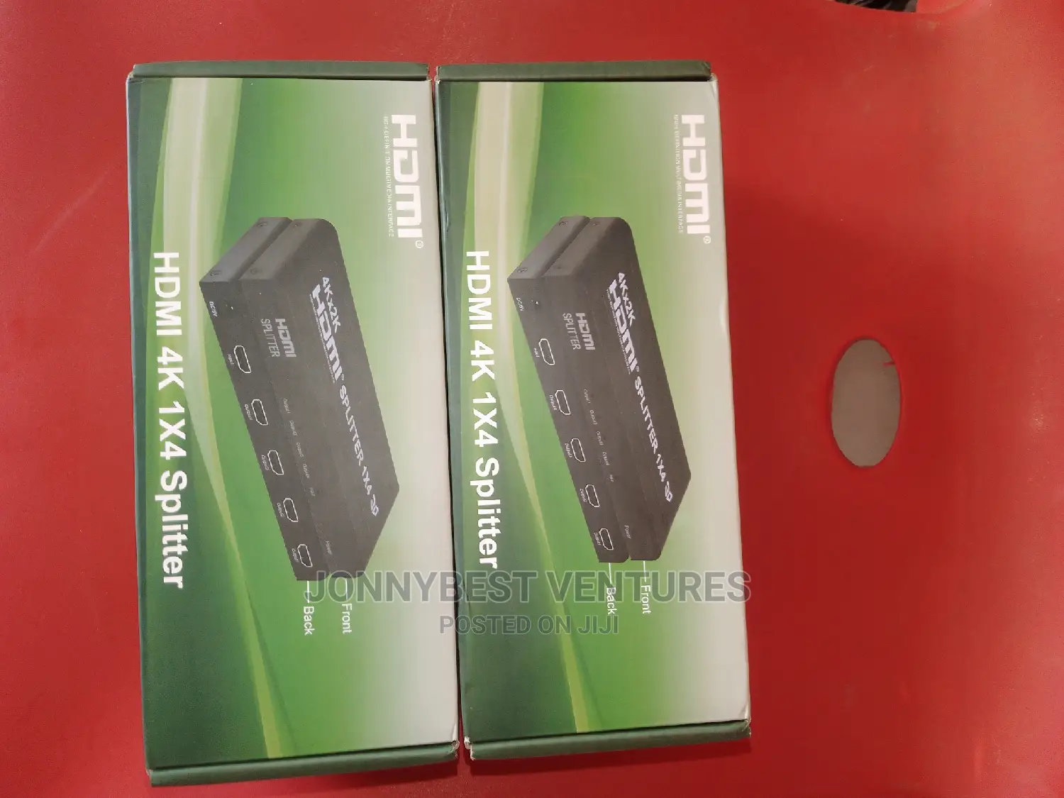 Original HDMI 4port Splitter Green Box