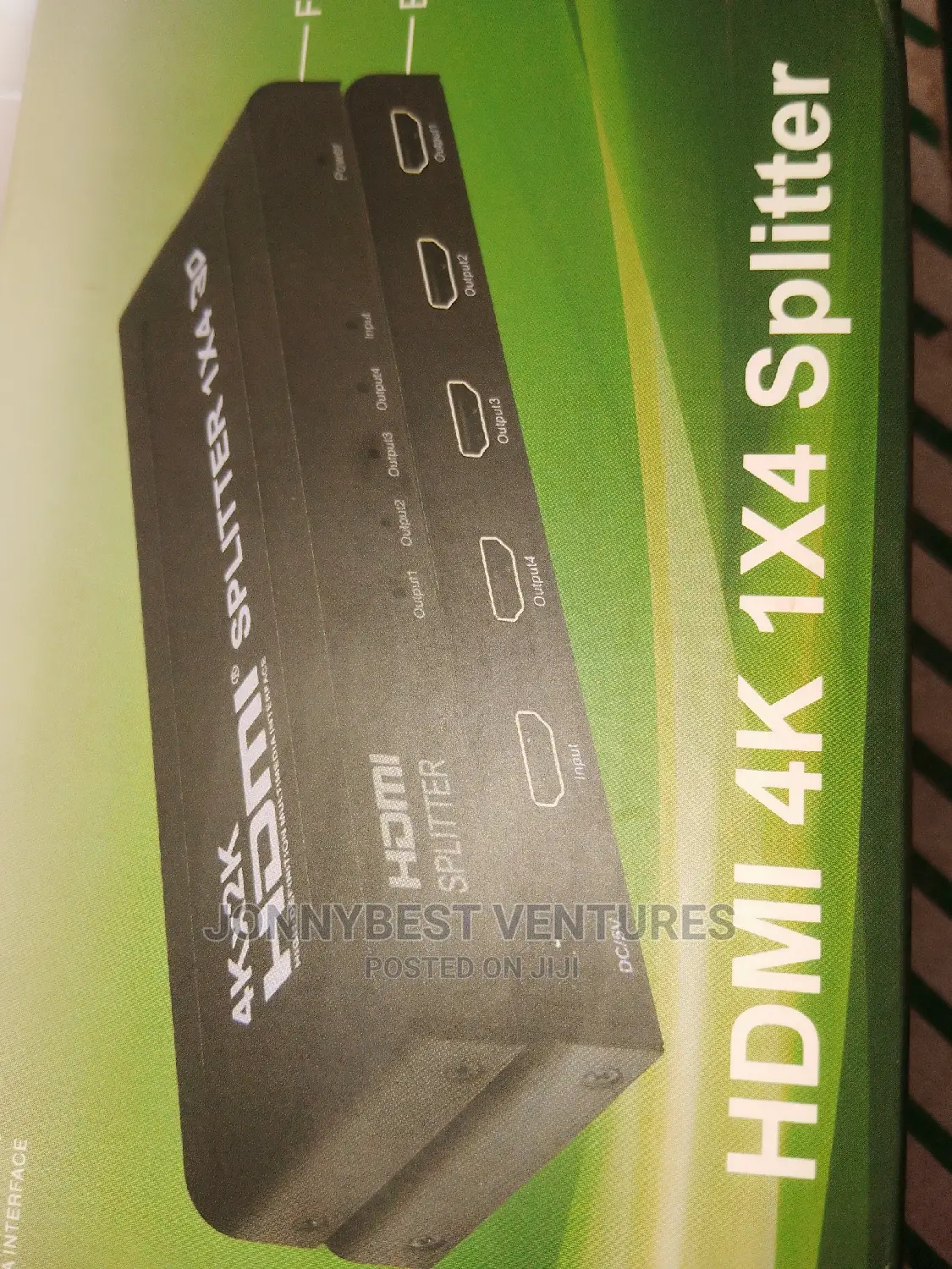 Original HDMI 4port Splitter Green Box