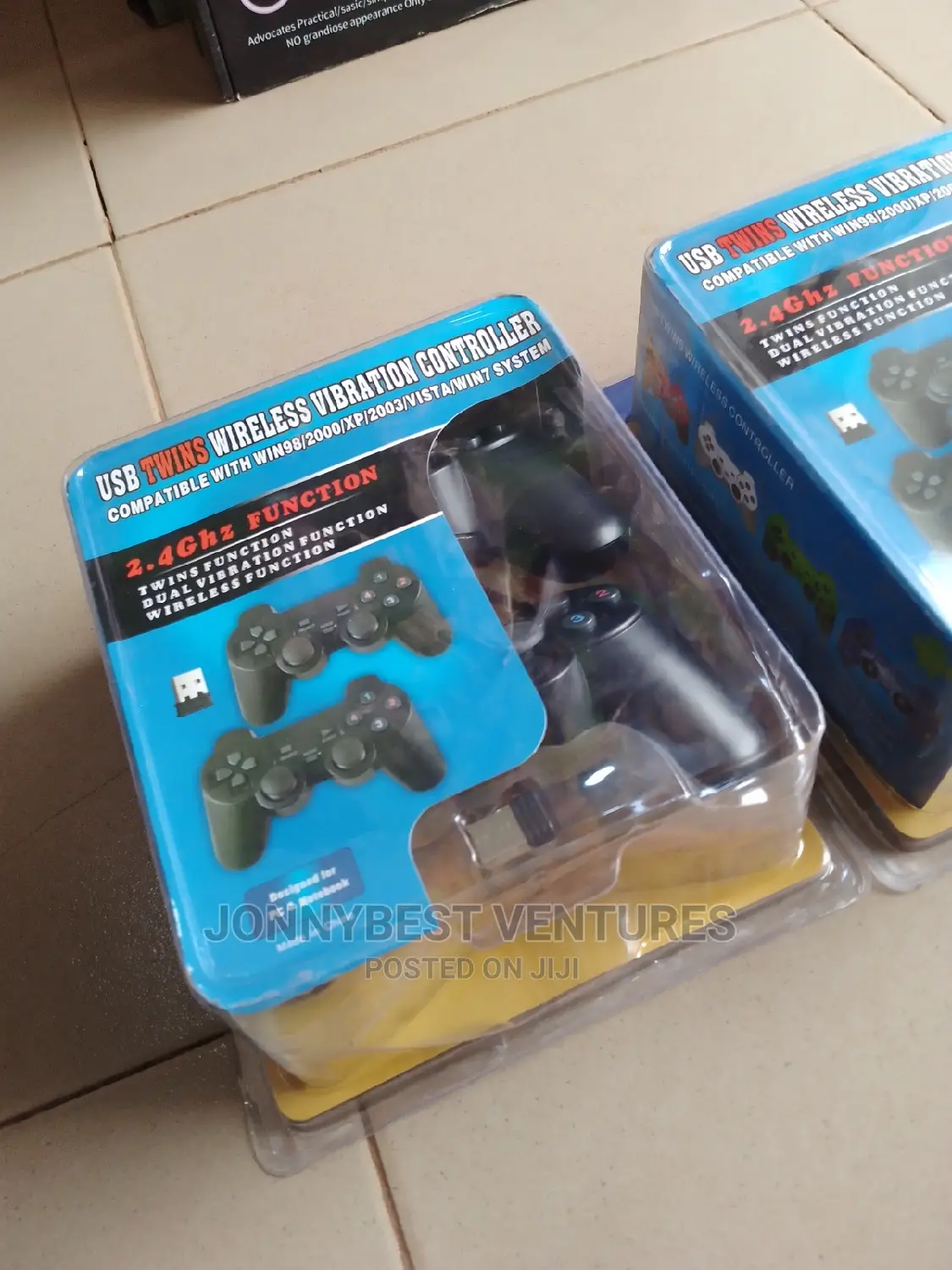 Brand New USB Twin Wireless Game Controller Pad