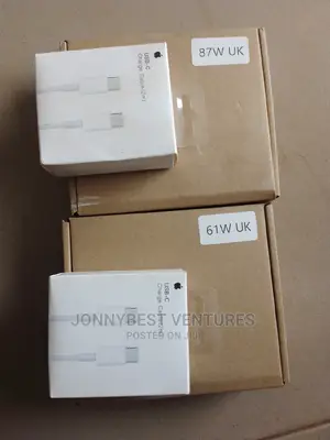Macbook Type-C 87W and 61W Laptop Chargers