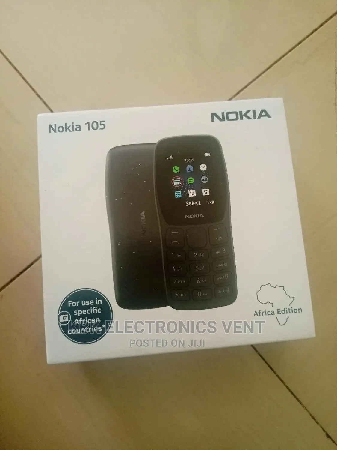 New Nokia 105 Black