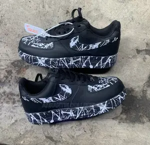 Nike Air Force 1 Black Splatter