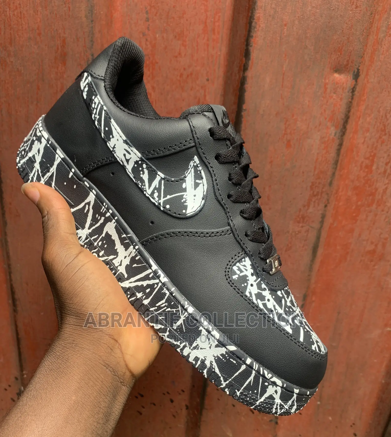 Nike Air Force 1 Black Splatter