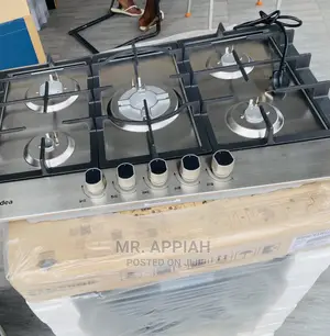 Low Cost 75g50me Midea 75cm 5 Gas Cooker 