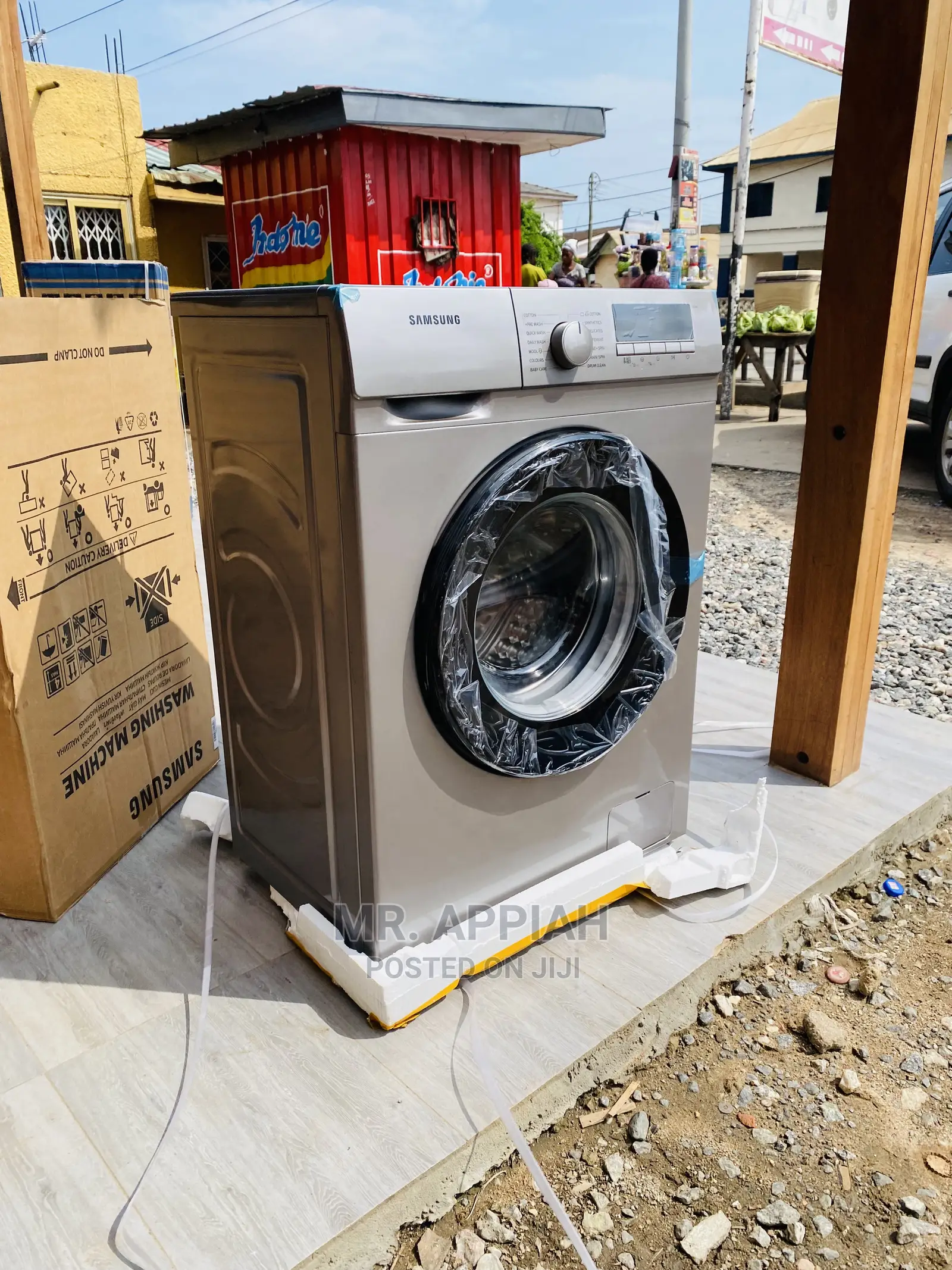 Original Samsung 7kg Front Load Washing Machine(Gray).