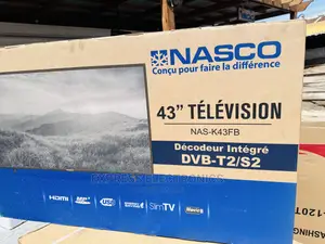 Sleek Black Nasco 43inch Digital Satellite TV (NAS-B43FB)