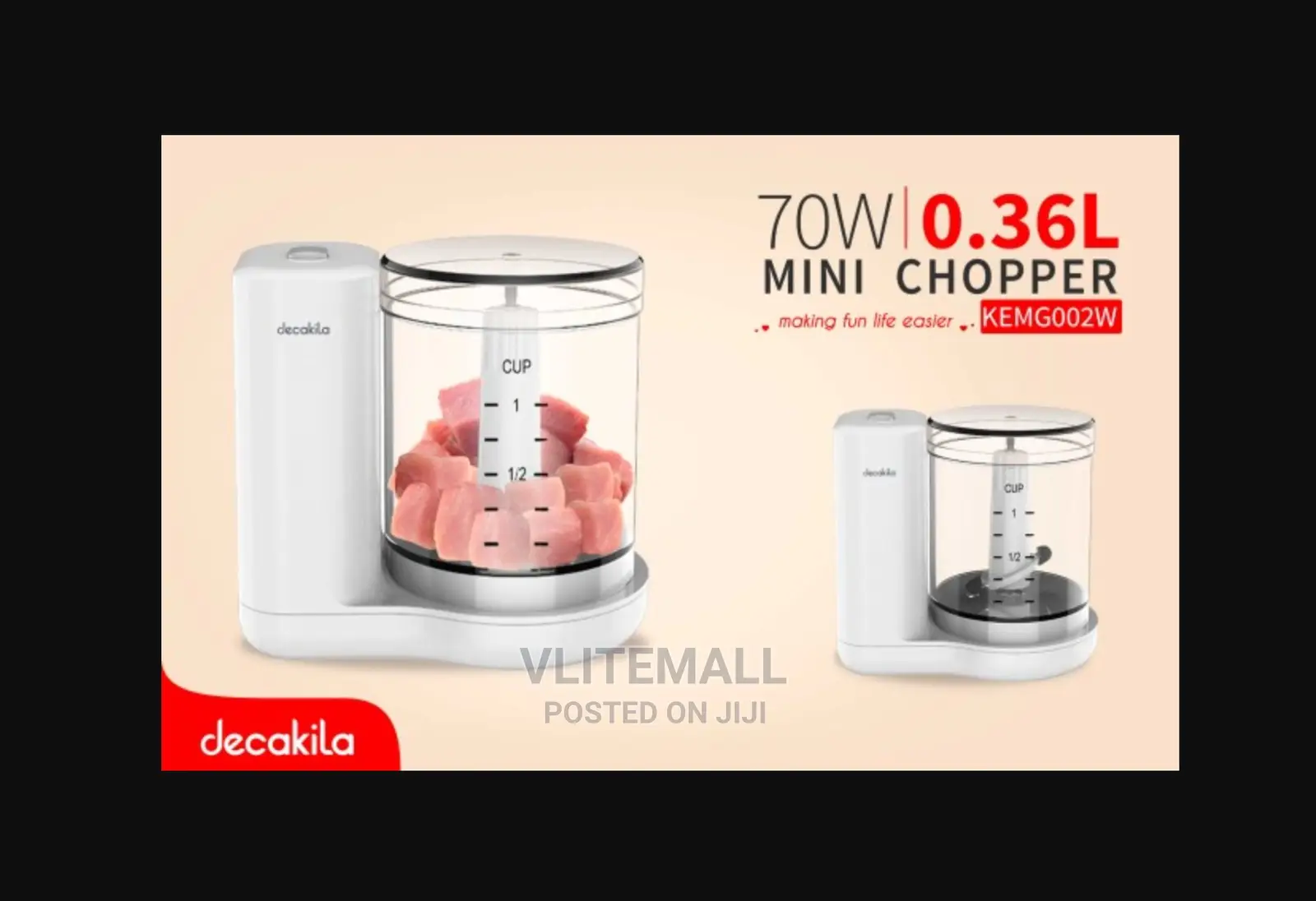 Decakila Mini Chopper( KEMG002W)