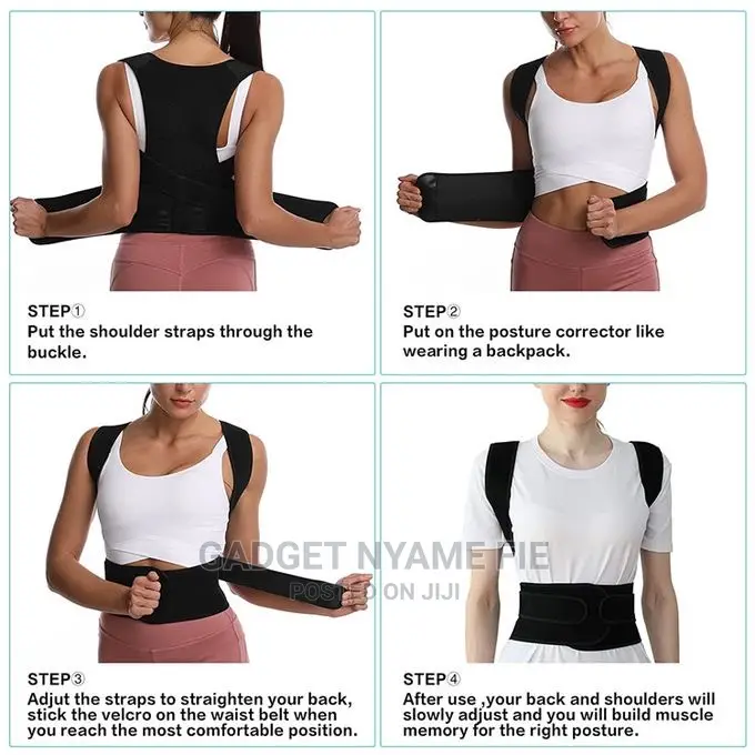 Get Relief Posture Corrector Back Shoulder Lumbar Brace Belt