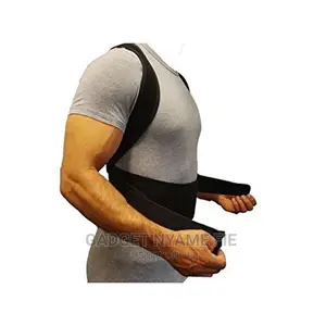 Adjustable Posture Back Support Belt -Black