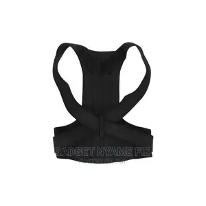 Adjustable Posture Back Support Belt -Black